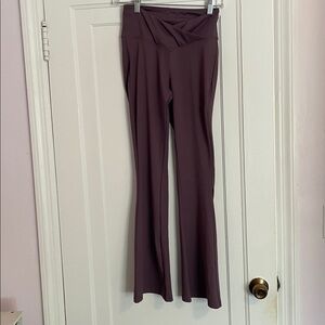 Women's Purple Flare Leggings